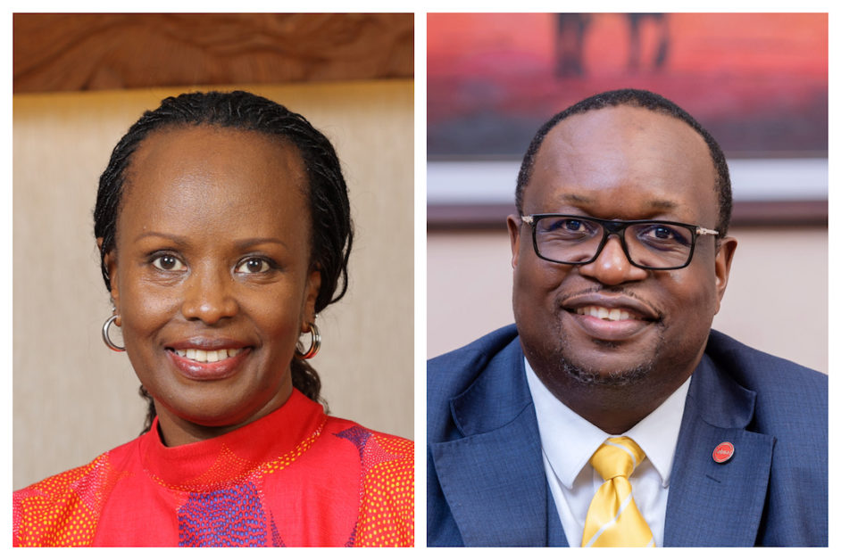 Under Nadine Byarugaba (left), who became board Chairperson in January 2016 and Mumba Kalifungwa (right) who became Managing Director in April 2020, Absa Bank Uganda has solidfied its growth, into Uganda's 3rd largest bank.