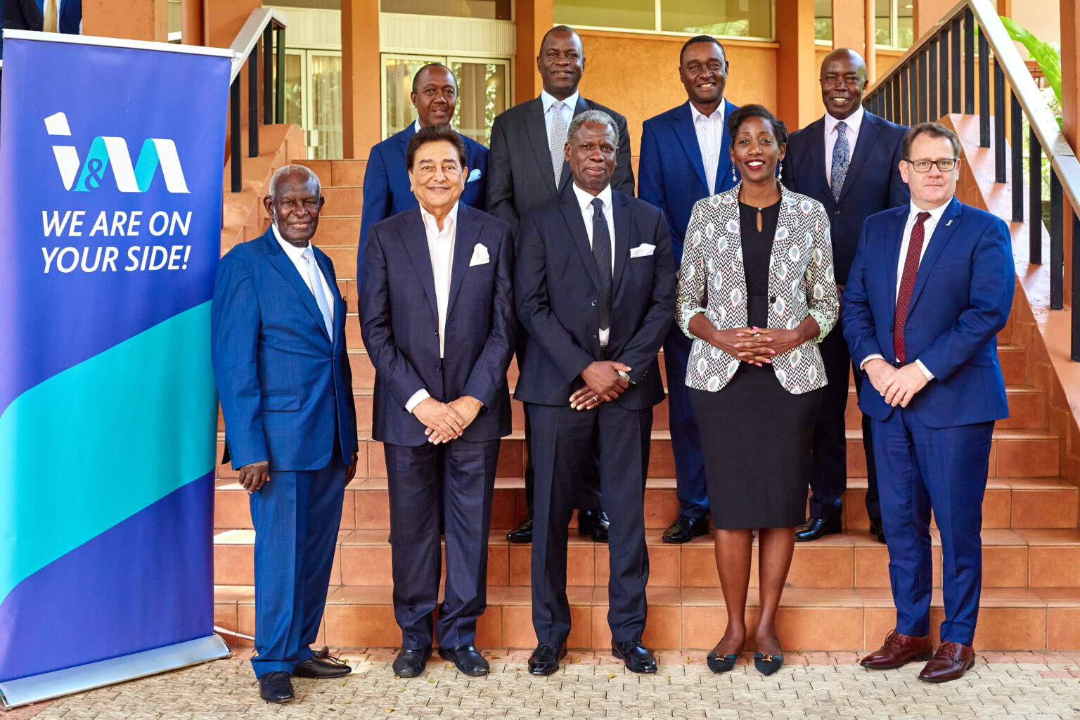 I&M Bank Uganda’s board, (left-right; front row): Joram Kahenano, Dr ...